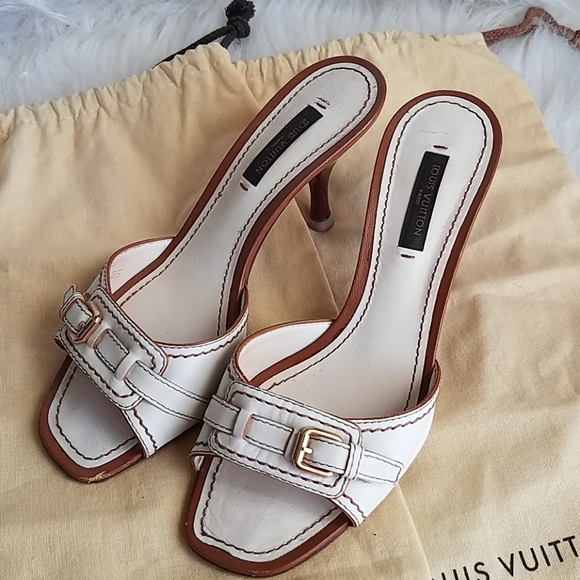 Louis vuitton buckle open sandals shoes - Picture 2 of 8